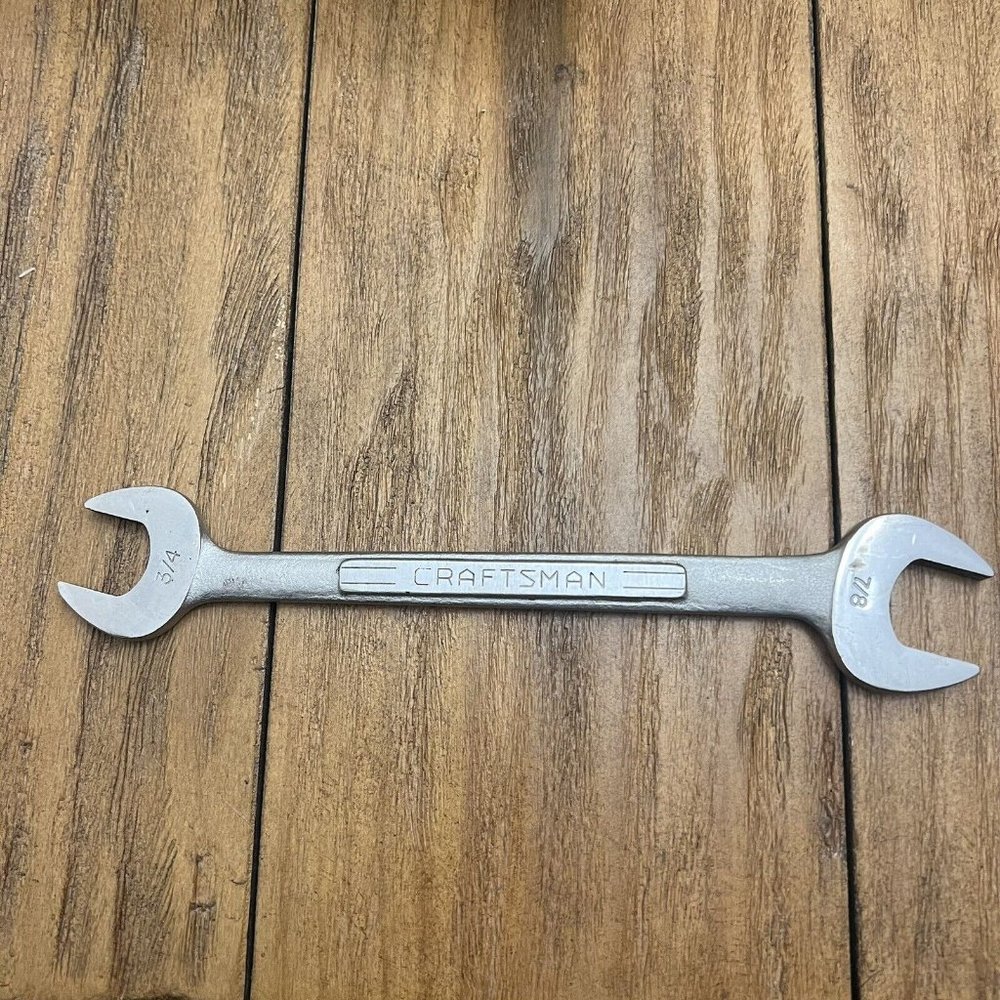 Craftsman 3/4" x 7/8" Double Open-End Wrench - Forged in USA
